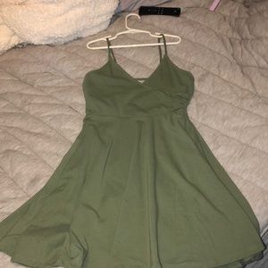 Green Skater Dress